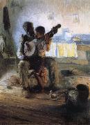 Henry Ossawa Tanner The Banjo Lesson painting